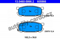 Sada brzdových destiček ATE 13.0460-5866 (AT 605866)
