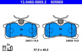 Sada brzdových destiček ATE 13.0460-5869 (AT 605869) - TOYOTA