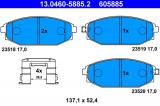 Sada brzdových destiček ATE 13.0460-5885 (AT 605885) - HYUNDAI