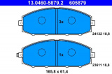 Sada brzdových destiček ATE 13.0460-5879 (AT 605879) - NISSAN