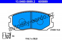 Sada brzdových destiček ATE 13.0460-5889 (AT 605889) - MITSUBISHI