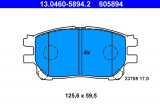 Sada brzdových destiček ATE 13.0460-5894 (AT 605894) - TOYOTA