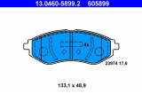 Sada brzdových destiček ATE 13.0460-5899 (AT 605899) - CHEVROLET, DAEWOO