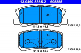 Sada brzdových destiček ATE 13.0460-5855 (AT 605855) - JEEP, MITSUBISHI