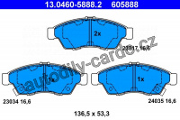 Sada brzdových destiček ATE 13.0460-5888 (AT 605888) - SUZUKI