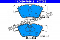 Sada brzdových destiček ATE 13.0460-7086 (AT 607086) - MERCEDES-BENZ