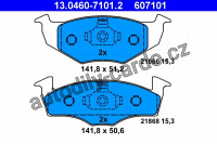 Sada brzdových destiček ATE 13.0460-7101 (AT 607101) - SEAT, VW