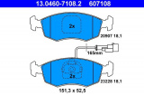 Sada brzdových destiček ATE 13.0460-7108 (AT 607108) - FIAT