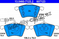 Sada brzdových destiček ATE 13.0460-7123 (AT 607123) - VW