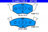 Sada brzdových destiček ATE 13.0460-7100 (AT 607100) - SEAT, ŠKODA