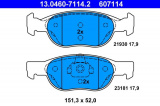 Sada brzdových destiček ATE 13.0460-7114 (AT 607114) - FIAT, LANCIA