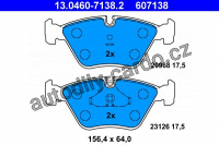 Sada brzdových destiček ATE 13.0460-7138 (AT 607138) - JAGUAR