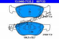 Sada brzdových destiček ATE 13.0460-7133 (AT 607133) - FIAT