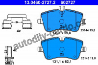 Sada brzdových destiček ATE 13.0460-2727 (AT 602727) - MERCEDES-BENZ