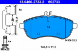 Sada brzdových destiček ATE 13.0460-2733 (AT 602733) - MERCEDES-BENZ