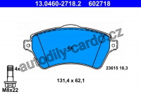 Sada brzdových destiček ATE 13.0460-2718 (AT 602718) - LAND ROVER