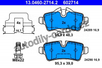 Sada brzdových destiček ATE 13.0460-2714 (AT 602714) - MINI