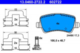 Sada brzdových destiček ATE 13.0460-2722 (AT 602722) - FORD, VOLVO