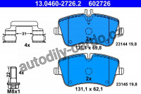 Sada brzdových destiček ATE 13.0460-2726 (AT 602726) - MERCEDES-BENZ