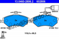 Sada brzdových destiček ATE 13.0460-2806 (AT 602806) - VW