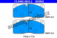 Sada brzdových destiček ATE 13.0460-2843 (AT 602843)