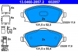Sada brzdových destiček ATE 13.0460-2857 (AT 602857) - OPEL