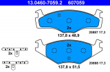 Sada brzdových destiček ATE 13.0460-7059 (AT 607059) - SEAT, VW