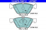 Sada brzdových destiček ATE Ceramic 13.0470-7087 (AT LD7087) - MERCEDES-BENZ