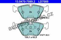 Sada brzdových destiček ATE Ceramic 13.0470-7089 (AT LD7089) - BMW