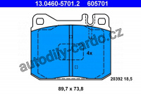 Sada brzdových destiček ATE 13.0460-5701 (AT 605701) - VW