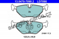 Sada brzdových destiček ATE Ceramic 13.0470-7090 (AT LD7090) - BMW