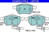 Sada brzdových destiček ATE Ceramic 13.0470-7110 (AT LD7110) - AUDI, SEAT, ŠKODA, VW