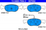 Sada brzdových destiček ATE 13.0460-7064 (AT 607064) - FIAT