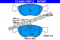 Sada brzdových destiček ATE 13.0460-7067 (AT 607067) - ALFA ROMEO