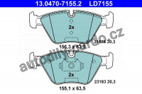 Sada brzdových destiček ATE Ceramic 13.0470-7155 (AT LD7155) - BMW