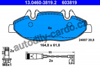 Sada brzdových destiček ATE 13.0460-3819 (AT 603819) - MERCEDES-BENZ