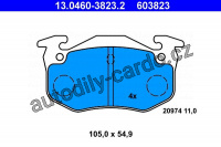 Sada brzdových destiček ATE 13.0460-3823 (AT 603823) - CITROËN