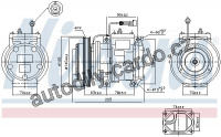 Kompresor klimatizace NISSENS 89119