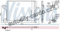 Chladič klimatizace NISSENS 940767
