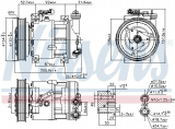 Kompresor klimatizace NISSENS 89120