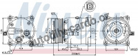 Kompresor klimatizace NISSENS 89122
