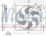 Ventilátor chladiče NISSENS 85868