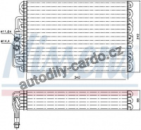 Výparník NISSENS 92063