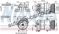 Kompresor klimatizace NISSENS 89590