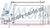Chladič klimatizace NISSENS 940780