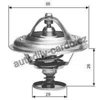 Termostat GATES (GT TH09781G1) - CITROËN, FORD, RENAULT