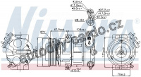 Kompresor klimatizace NISSENS 89126