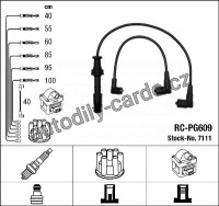 Sada kabelů pro zapalování NGK RC-PG609 - CITROËN, PEUGEOT