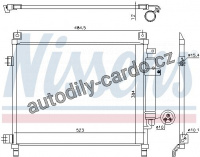 Chladič klimatizace NISSENS 940788