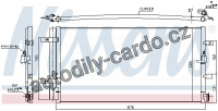 Chladič klimatizace NISSENS 940430